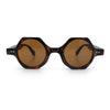 Hipster Round Circle Lens Octagon Plastic Hustler Sunglasses