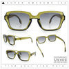 Retro Luxury Keyhole Hipster Horn Rim Plastic Rectangle Sunglasses