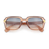 Retro Luxury Keyhole Hipster Horn Rim Plastic Rectangle Sunglasses