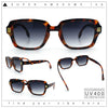 Retro Luxury Keyhole Hipster Horn Rim Plastic Rectangle Sunglasses