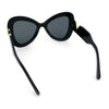 Womens Large Mod Thick Plastic Bow Tie Butterfly Chic Fashion Sunglasses