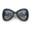 Womens Large Mod Thick Plastic Bow Tie Butterfly Chic Fashion Sunglasses