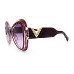 Womens Large Mod Thick Plastic Bow Tie Butterfly Chic Fashion Sunglasses