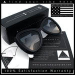 Womens Large Mod Thick Plastic Bow Tie Butterfly Chic Fashion Sunglasses