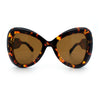 Womens Large Mod Thick Plastic Bow Tie Butterfly Chic Fashion Sunglasses