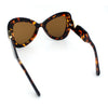 Womens Large Mod Thick Plastic Bow Tie Butterfly Chic Fashion Sunglasses