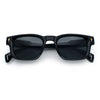 Gentlemanly Hipster Narrow Rectangle Horn Rim Mens Plastic Sunglasses