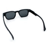 Gentlemanly Hipster Narrow Rectangle Horn Rim Mens Plastic Sunglasses