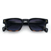 Gentlemanly Hipster Narrow Rectangle Horn Rim Mens Plastic Sunglasses