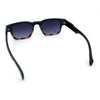 Gentlemanly Hipster Narrow Rectangle Horn Rim Mens Plastic Sunglasses