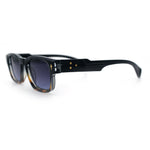 Gentlemanly Hipster Narrow Rectangle Horn Rim Mens Plastic Sunglasses