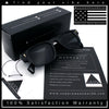 Gentlemanly Hipster Narrow Rectangle Horn Rim Mens Plastic Sunglasses