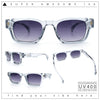 Gentlemanly Hipster Narrow Rectangle Horn Rim Mens Plastic Sunglasses