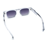 Gentlemanly Hipster Narrow Rectangle Horn Rim Mens Plastic Sunglasses