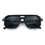 Mens Squared Rectangular Racer Plastic Urban Hipster Sunglasses