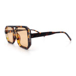 Mens Squared Rectangular Racer Plastic Urban Hipster Sunglasses