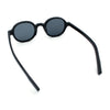 Vintage Vibe Hipster Fashion Round Plastic Horn Rim Sunglasses