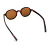 Vintage Vibe Hipster Fashion Round Plastic Horn Rim Sunglasses