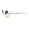 Vintage Vibe Hipster Fashion Round Plastic Horn Rim Sunglasses