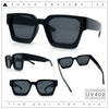 Womens Mod Pop Color Beveled Thick Horn Rim Plastic Fashion Sunglasses