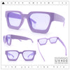 Womens Mod Pop Color Beveled Thick Horn Rim Plastic Fashion Sunglasses