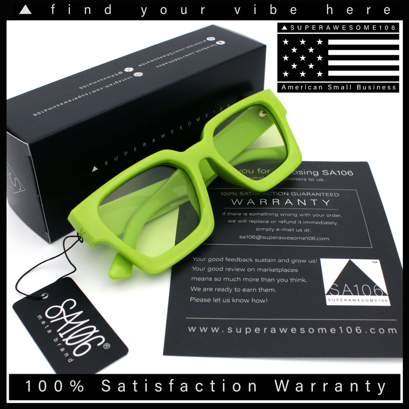 Womens Mod Pop Color Beveled Thick Horn Rim Plastic Fashion Sunglasses