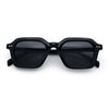 Gentlemanly Hipster Boho Horn Rim Retro Plastic Hustler Sunglasses