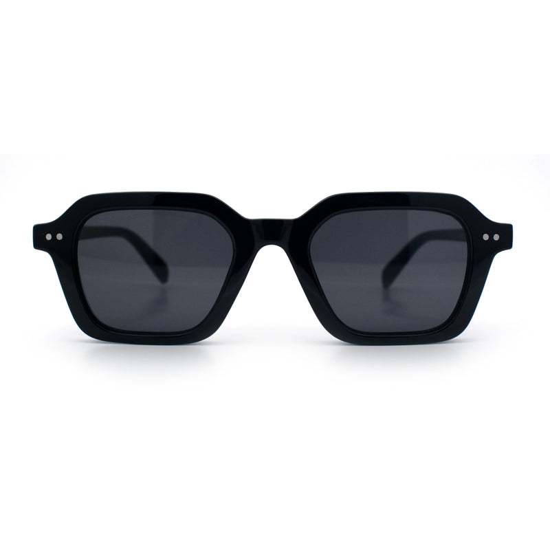 Gentlemanly Hipster Boho Horn Rim Retro Plastic Hustler Sunglasses