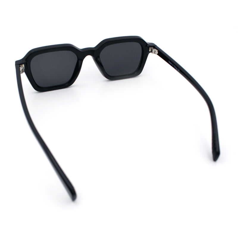 Gentlemanly Hipster Boho Horn Rim Retro Plastic Hustler Sunglasses