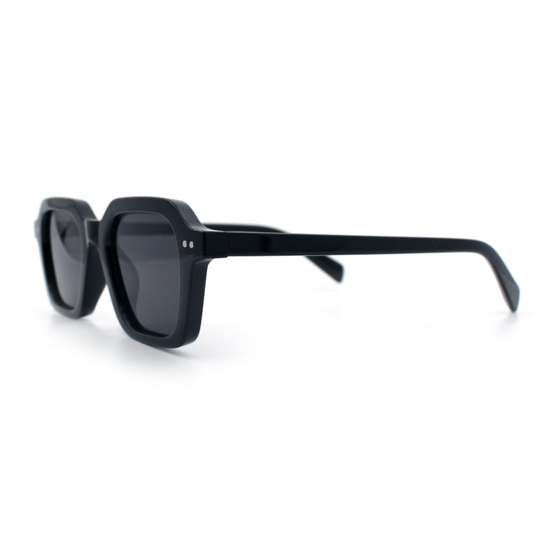 Gentlemanly Hipster Boho Horn Rim Retro Plastic Hustler Sunglasses