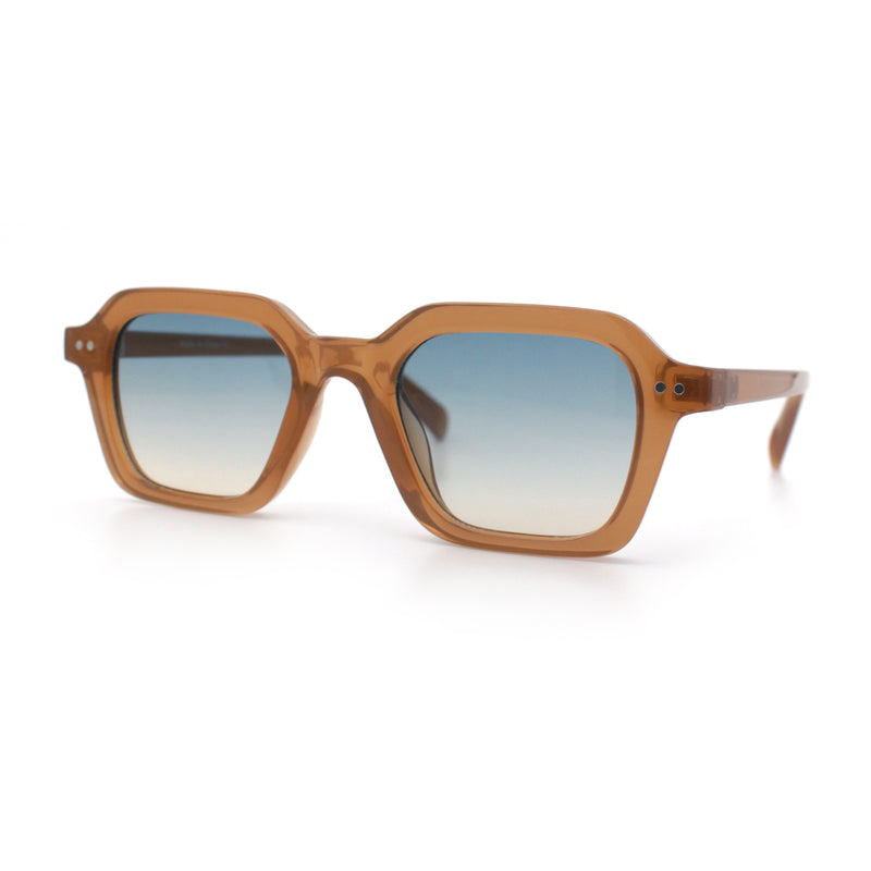 Gentlemanly Hipster Boho Horn Rim Retro Plastic Hustler Sunglasses