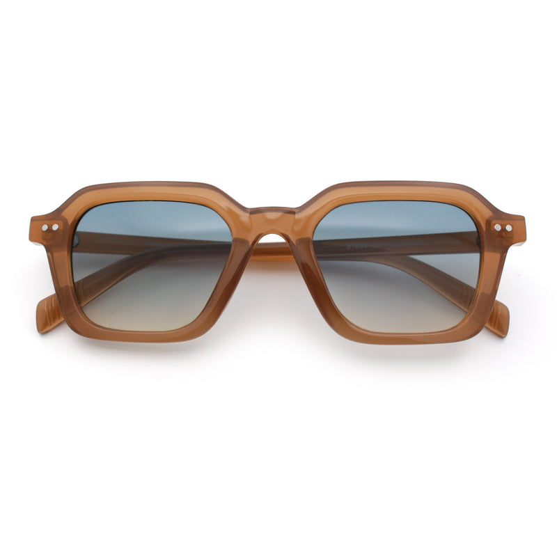 Gentlemanly Hipster Boho Horn Rim Retro Plastic Hustler Sunglasses