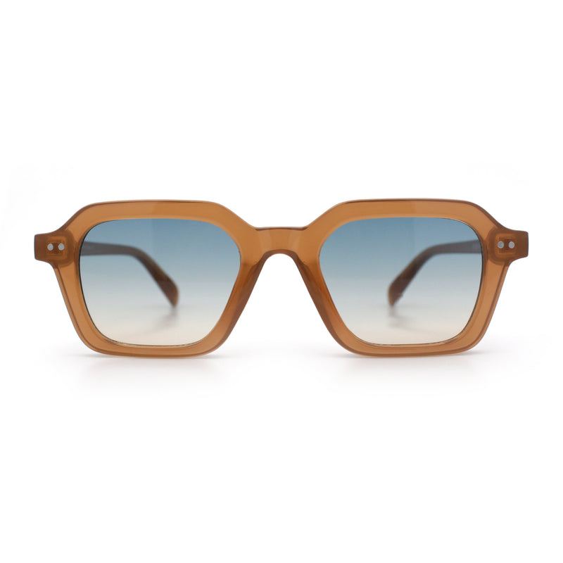 Gentlemanly Hipster Boho Horn Rim Retro Plastic Hustler Sunglasses