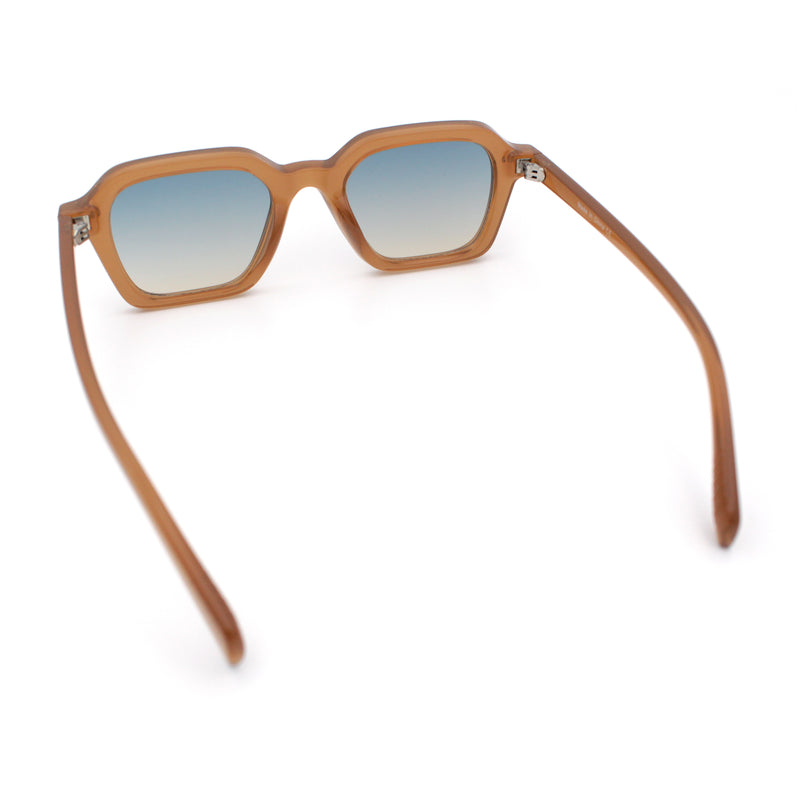 Gentlemanly Hipster Boho Horn Rim Retro Plastic Hustler Sunglasses