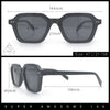 Gentlemanly Hipster Boho Horn Rim Retro Plastic Hustler Sunglasses