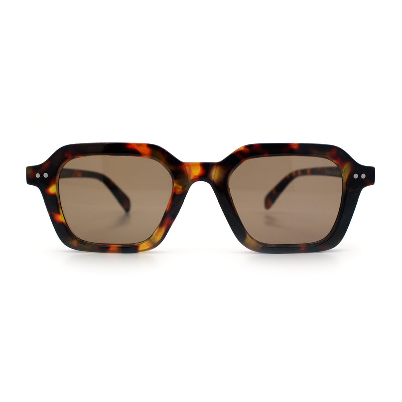 Gentlemanly Hipster Boho Horn Rim Retro Plastic Hustler Sunglasses