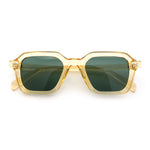 Gentlemanly Hipster Boho Horn Rim Retro Plastic Hustler Sunglasses