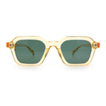 Gentlemanly Hipster Boho Horn Rim Retro Plastic Hustler Sunglasses