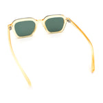 Gentlemanly Hipster Boho Horn Rim Retro Plastic Hustler Sunglasses