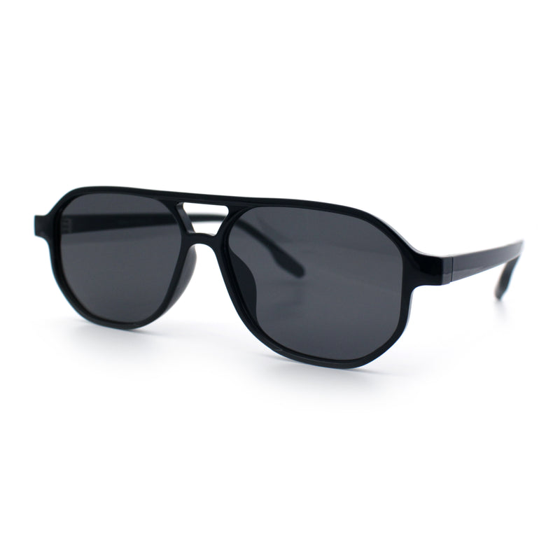 Boho Thin Plastic Racer Retro Color Hipster Fashion Sunglasses
