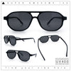 Boho Thin Plastic Racer Retro Color Hipster Fashion Sunglasses