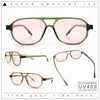 Boho Thin Plastic Racer Retro Color Hipster Fashion Sunglasses