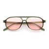 Boho Thin Plastic Racer Retro Color Hipster Fashion Sunglasses