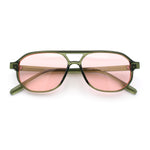 Boho Thin Plastic Racer Retro Color Hipster Fashion Sunglasses