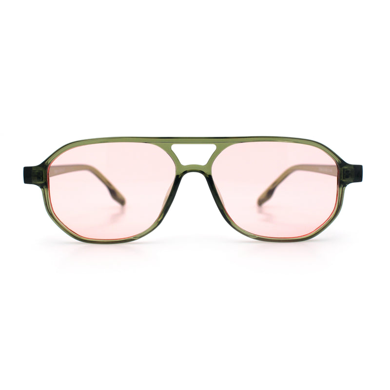 Boho Thin Plastic Racer Retro Color Hipster Fashion Sunglasses