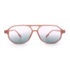 Boho Thin Plastic Racer Retro Color Hipster Fashion Sunglasses