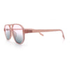Boho Thin Plastic Racer Retro Color Hipster Fashion Sunglasses