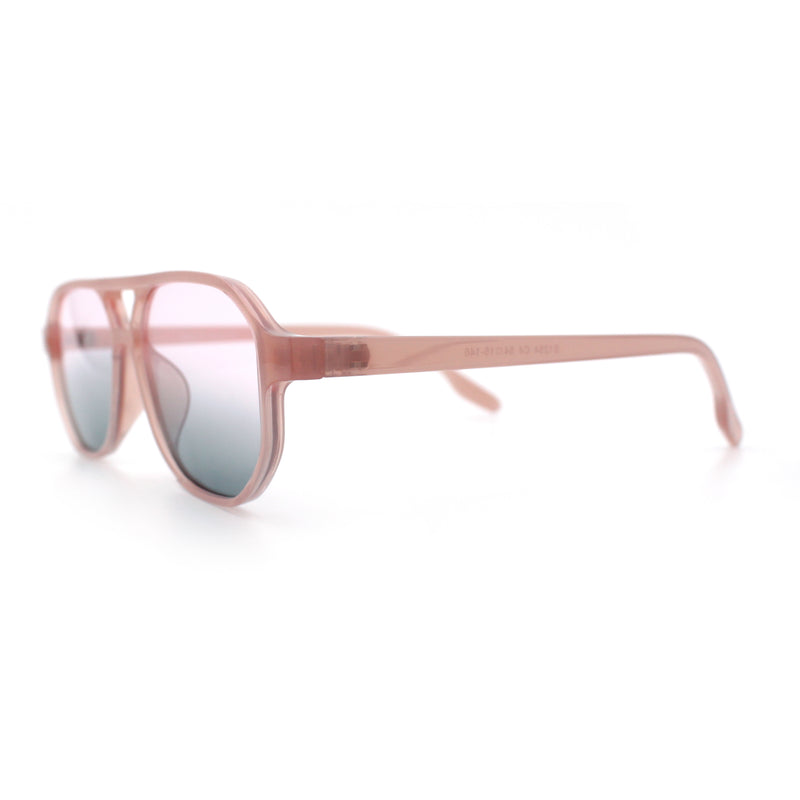 Boho Thin Plastic Racer Retro Color Hipster Fashion Sunglasses