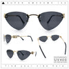 Womens Luxury Fashion Rimless Triangular Designer Sunglasses