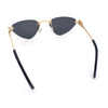 Womens Luxury Fashion Rimless Triangular Designer Sunglasses